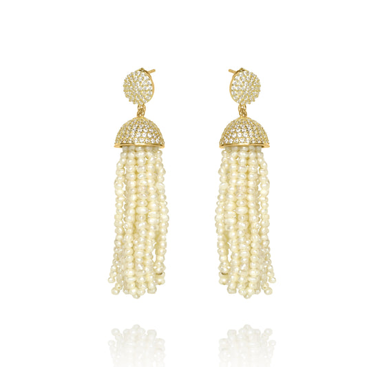 Vintage Natural Tassel Earrings