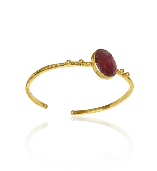 Byzantine Natural Stone Bangle