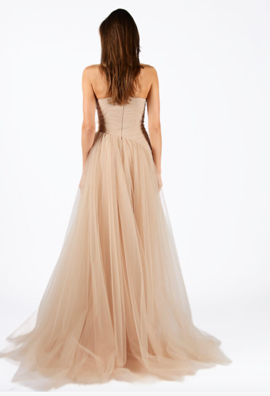 Kylie Strapless Tulle Dress