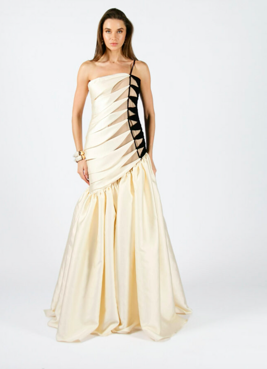 Pia Asymmetrical Maxi Dress